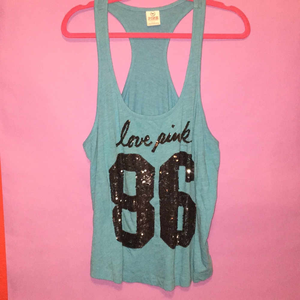 Oversized love pink shirt